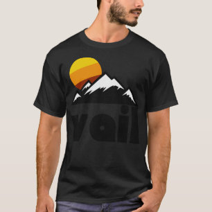 T-shirt Retro Vail Colorado Tourist Souvenir Design de voy