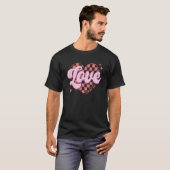 T-shirt Retro Valentine's Day Love is All You Need Valenti (Devant entier)