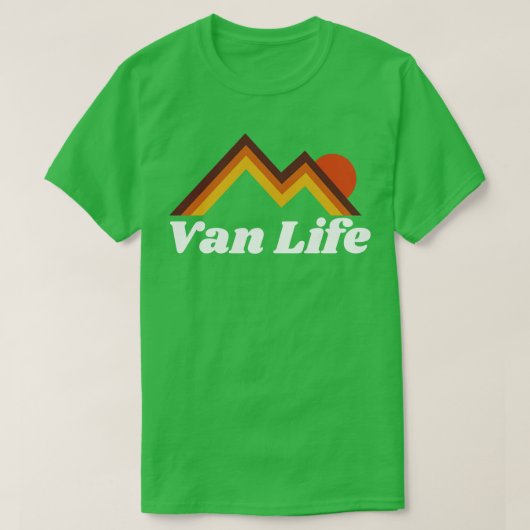 T-shirt Retro Van Life (Design devant)