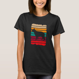 T-shirt Retro Vibe German Shepherd'Vintage Meilleur Animal