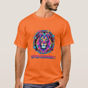 T-shirt Retro Vibe Lion Tee**