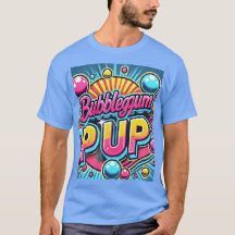 Retro Vibrant "Bubblegum Pop" Art - Amusant