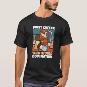 T-shirt Retro Vikings Café Épée Norseman Norse Vintage