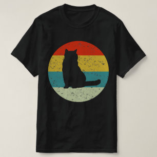T-shirt retro vinatge british shorthair cat