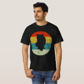 T-shirt retro vinatge british shorthair cat (Devant entier)