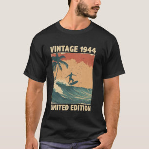T-shirt Rétro Vintage 1944 Amateur de Surf Édition Limitée