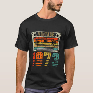 T-shirt Retro Vintage 1973 49e anniversaire