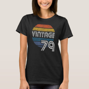 T-shirt Retro Vintage 1979 Anniversaire