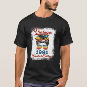 T-shirt Retro Vintage 1991 30E Anniversaire Édition Limité