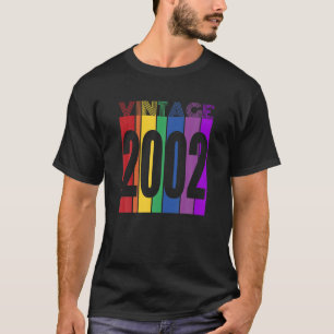 T-shirt Retro Vintage 2002 20 Ans Anniversaire Tee 1982 20