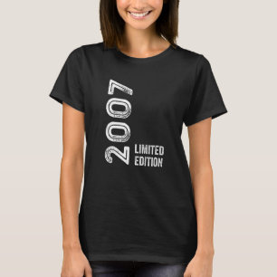 T-shirt Retro Vintage 2007 16th Birthday Teens 16 Years Ol