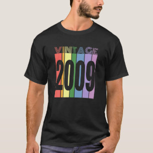 T-shirt Retro Vintage 2009 13 Ans Anniversaire Tee 1982 13