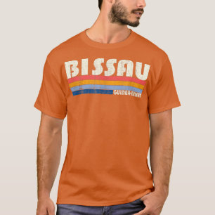 T-shirt Rétro Vintage 70 s 80 s Style Bissau, GuinéeBissau