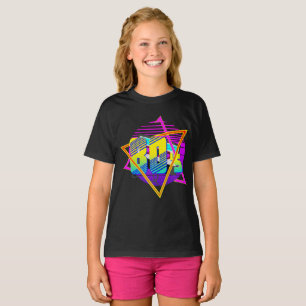 T-Shirt Rétro Vintage 80's Coucher de Soleil