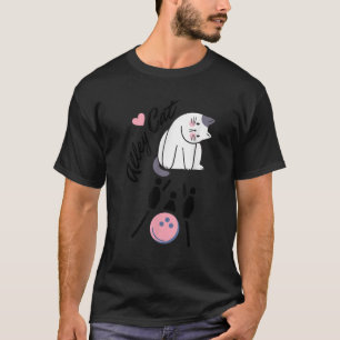 T-SHIRT RETRO VINTAGE ALLEY CHAT BOWLING TEAM HOMOR BOWLER