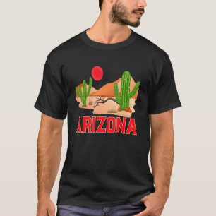 T-shirt Rétro Vintage Arizona Montagnes Nature Randonnées