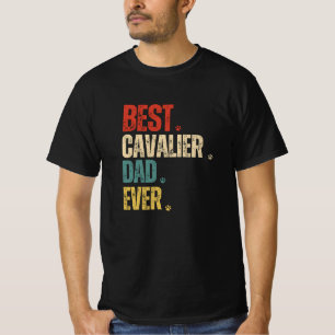 T-shirt Retro vintage Best Cavalier Papa Jamais grunge drô