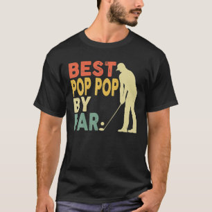 T-shirt Retro Vintage Best Pop Pop By Par Golf Père's