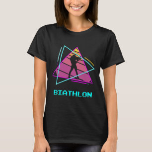 T-shirt Retro Vintage Biathlon Biathlon 3