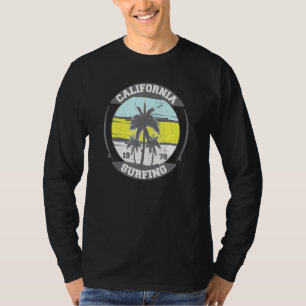 T-shirt Retro Vintage California Surfing - Great Cal Surfe