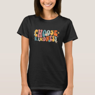 T-shirt Retro Vintage Choisir gentillesse Spirituelle Femm