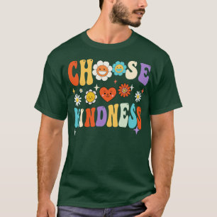 T-shirt Retro Vintage Choisissez Kindness Lover Femmes Fil