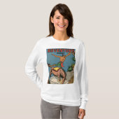 T-shirt Retro Vintage classique (Devant entier)
