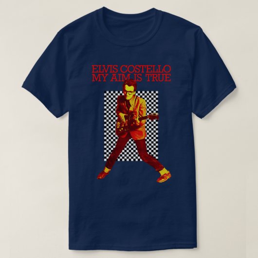T-shirt Retro Vintage Costello (Design devant)