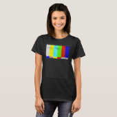 T-shirt Retro Vintage Costume TV Entretien Statique (Devant entier)