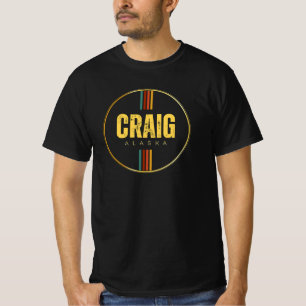 T-shirt Retro vintage Craig City Alaska State AK Super