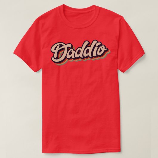 T-shirt Retro Vintage Daddio (Design devant)