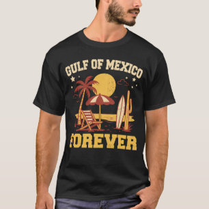 T-shirt rétro vintage de plage pour toujours Golfe