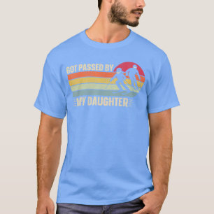 T-shirt Rétro Vintage Dépassé par ma fille Drôle de skieus