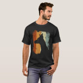 T-shirt Retro Vintage Design Italian Greyhound Dog (Devant entier)