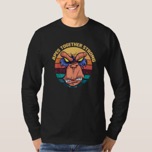 T-shirt Rétro Vintage Ensemble Singe Banane Monke