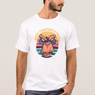 T-shirt Retro Vintage Ensemble Strongs Singe Banana Monke