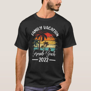 T-shirt Retro Vintage Family Vacation 2022 California Coro