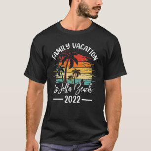 T-shirt Retro Vintage Family Vacation 2022 California La J