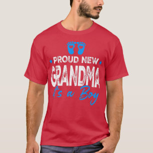 T-shirt Retro Vintage Genre Révèle Fier Nouveau Grand-mère