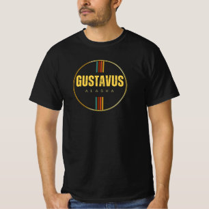 T-shirt Retro vintage Gustavus City Alaska State les année
