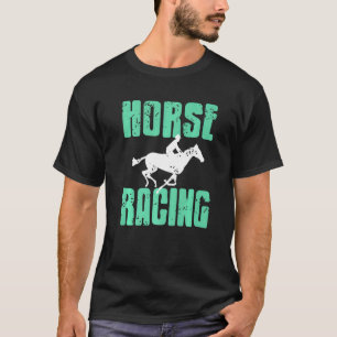 T-shirt Retro Vintage Horse Racing Cool Présent