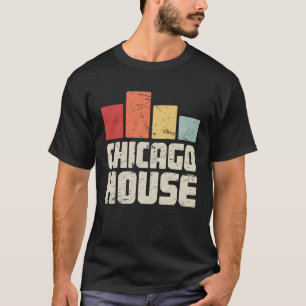 T-shirt Retro Vintage House Music French House & Chicago