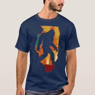 T-shirt Retro Vintage Illinois