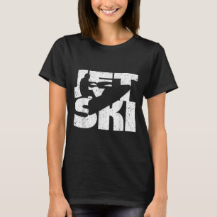 T-shirt Retro Vintage Jet Ski nautique Sports nautiques Sk