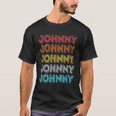 T-shirt Retro Vintage Johnny (Devant)