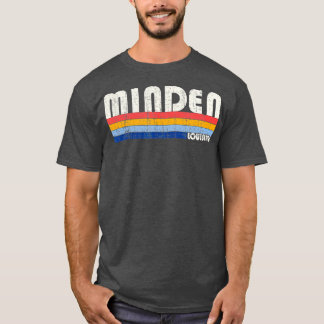 T-shirt Retro Vintage les années 70 80s Style Minden Louis