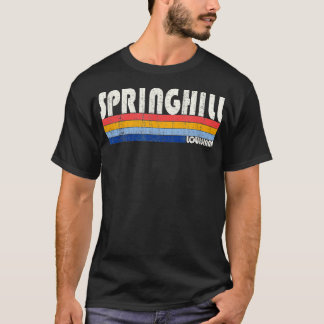 T-shirt Retro Vintage les années 70 80s Style Springhill L