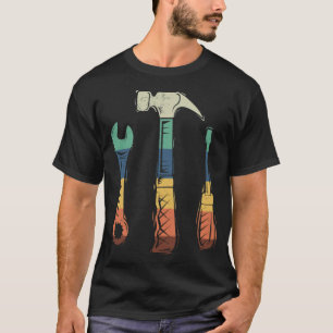T-shirt Retro Vintage Linocut bateau de pirate anniversair