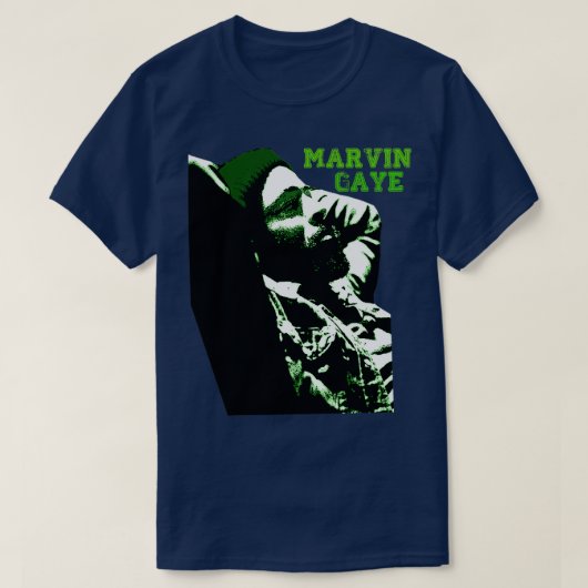 T-shirt Retro Vintage Marvin Gaye (Design devant)