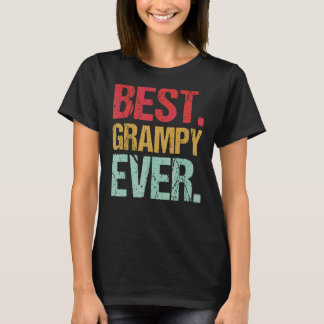 T-shirt Retro Vintage Meilleur Grampy Jamais Nouveau Papa